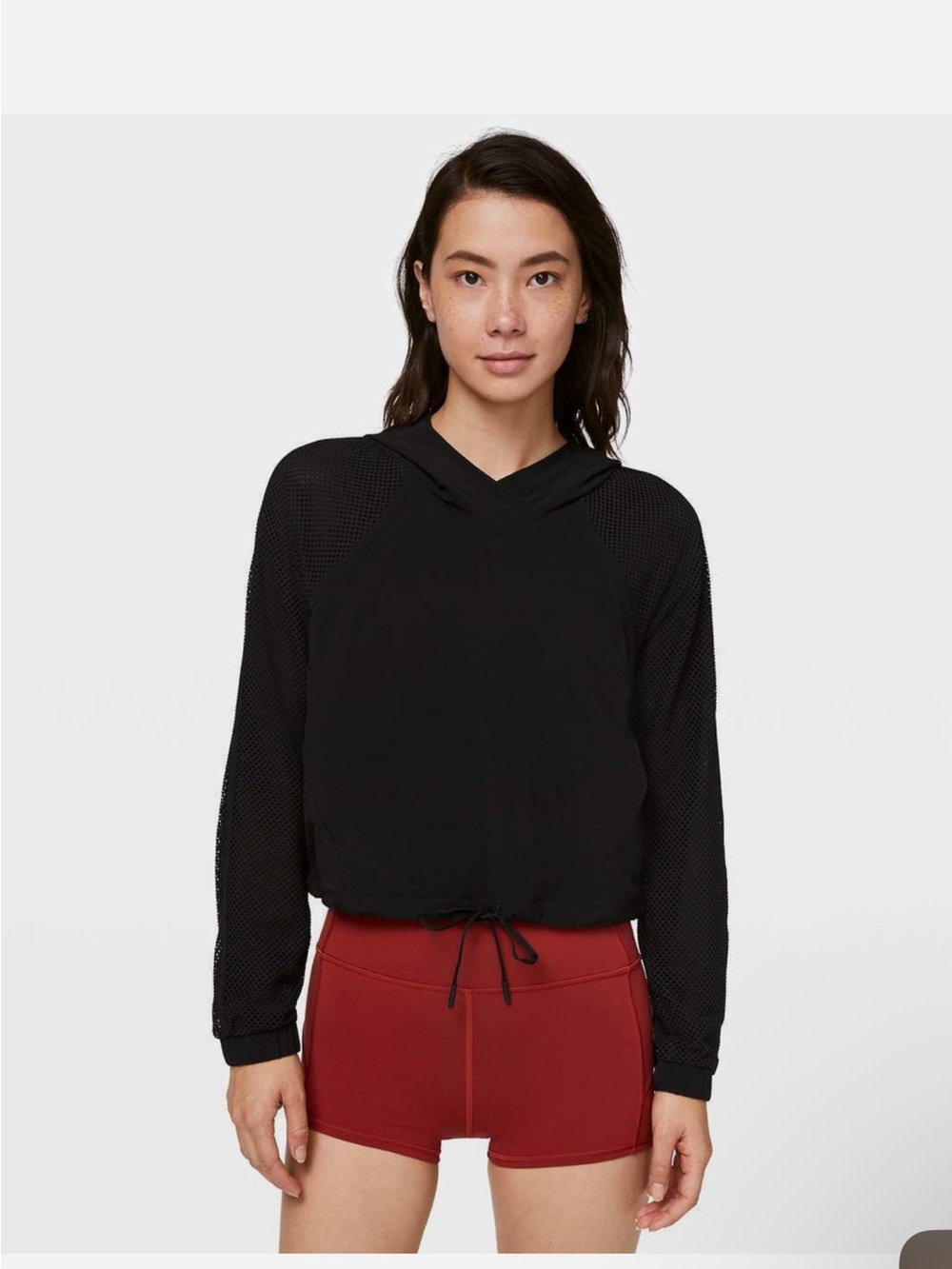 Lululemon Catch a Breeze Hooded Crop Pullover Size M